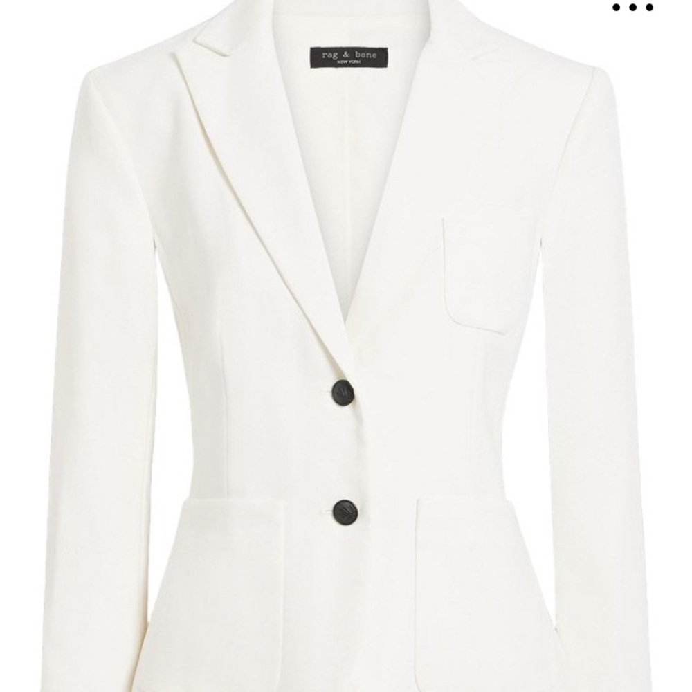 New Rag & Bone White Wool Blend jacket - Picture 3 of 6